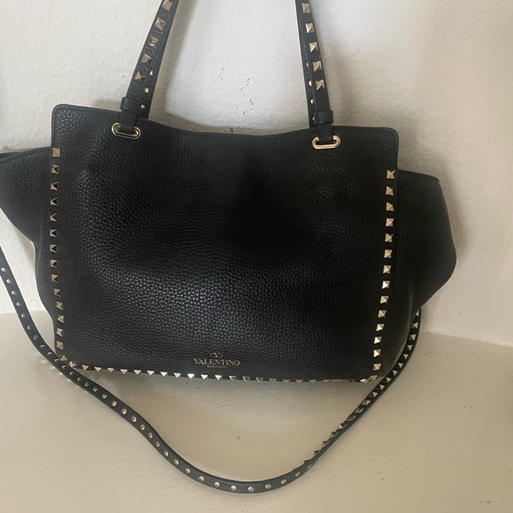 GRAINY CALFSKIN ROCKSTUD BAG - Picture 4 of 10
